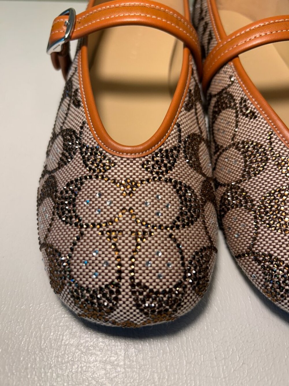 Coach Women's Crystal Signature Jacquard Mary Jane Shoes - Picture 5 of 15